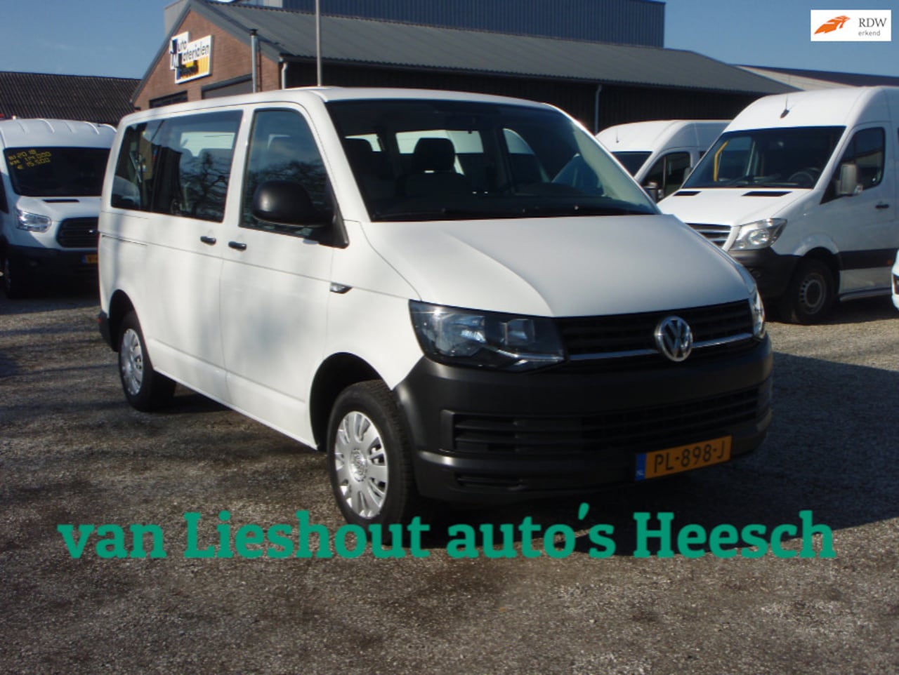 Volkswagen Transporter Kombi - VW 9 persoons benzine aardgas BJ 17 personenbus cng - AutoWereld.nl