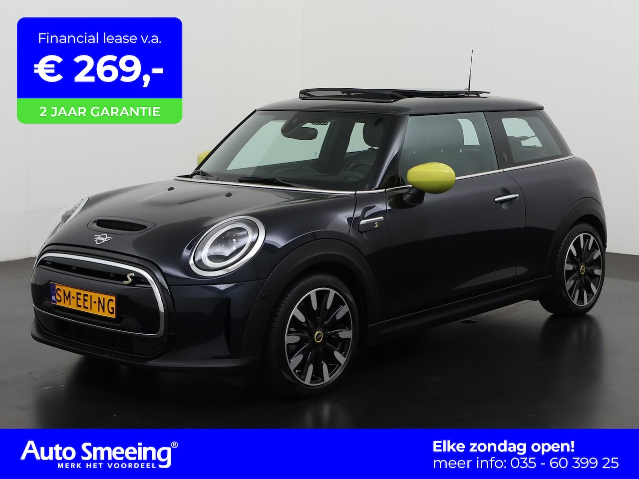 MINI Mini-Electric - MINI Yours | Panoramadak | Camera | Leder | Zondag Open! - AutoWereld.nl