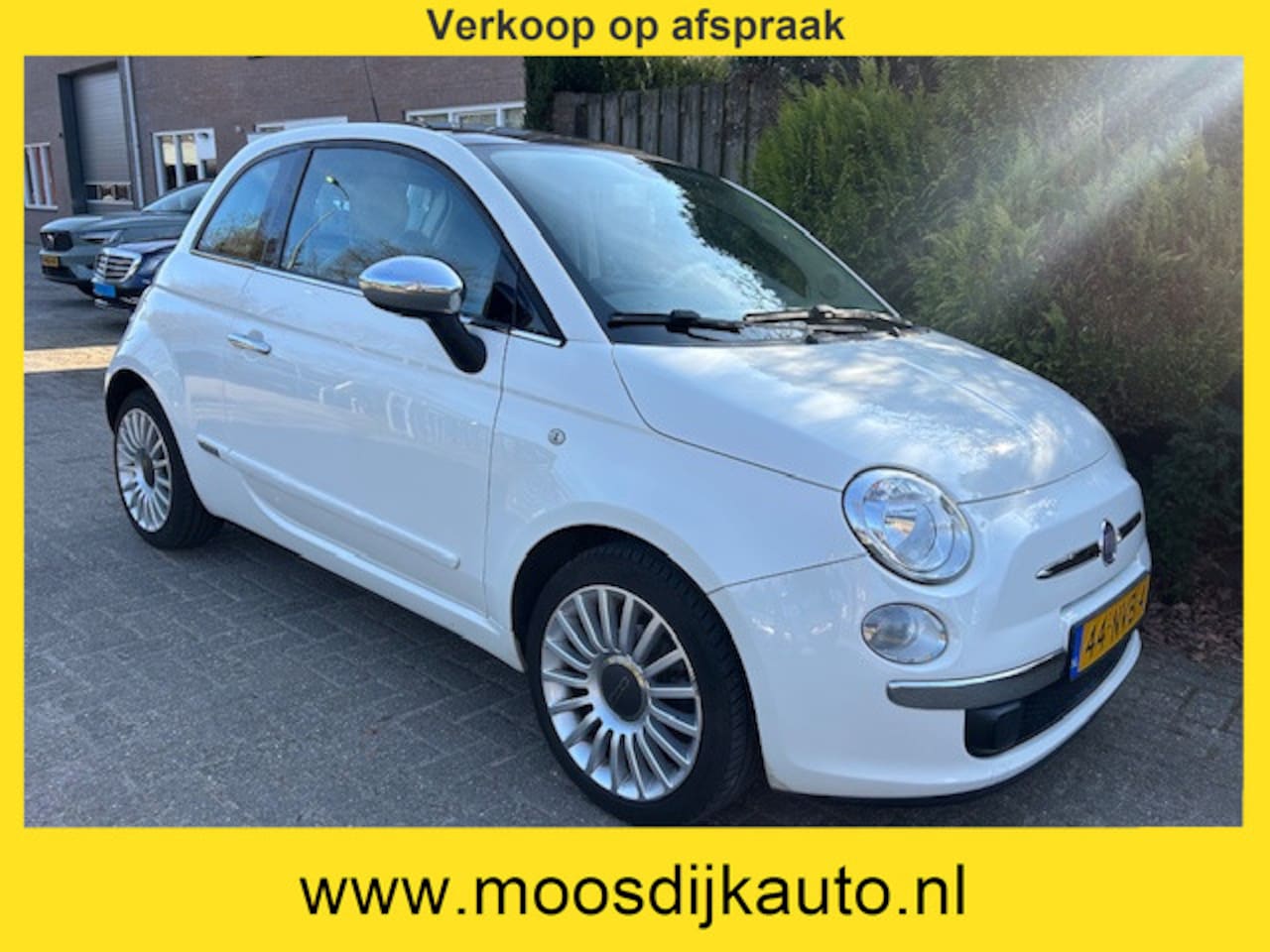 Fiat 500 - 1.2 Lounge 1e eig/ Automaat/ Orig NL Auto/ airco ecc/ al.velg/ met NAP/ N. Apk Verkoop all - AutoWereld.nl