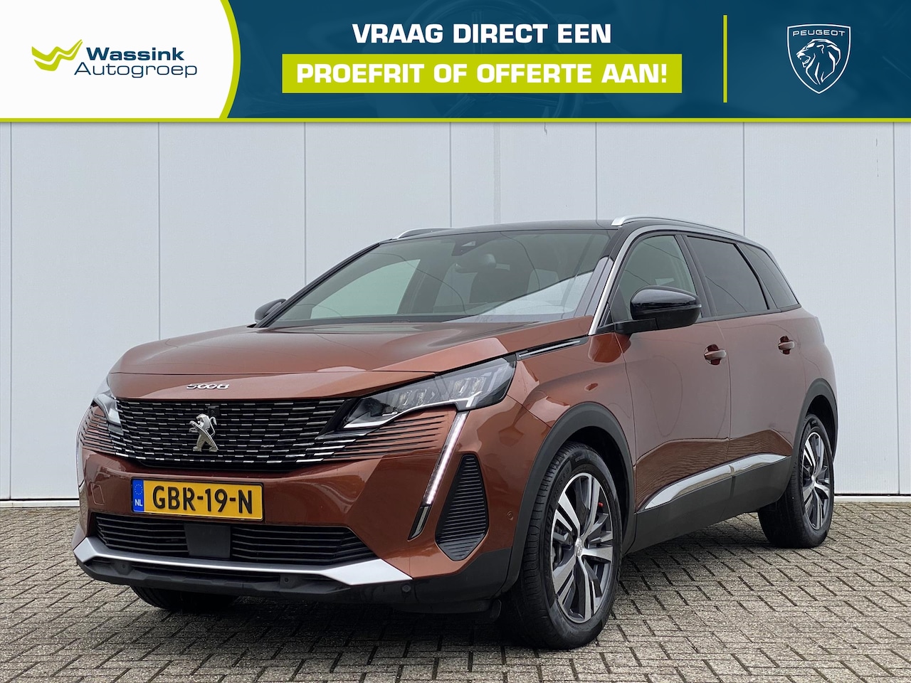 Peugeot 5008 - 1.2 PureTech 130pk Automaat Allure Pack Business | Navigatie | CarPlay | Camera Voor + Ach - AutoWereld.nl