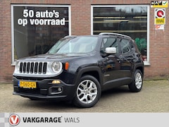 Jeep Renegade - 1.4 MULTIAIR LIMITED | AIRCO | NAVI | VELGEN | CRUISE | ALARM | 140PK | STUUR STOEL VERW