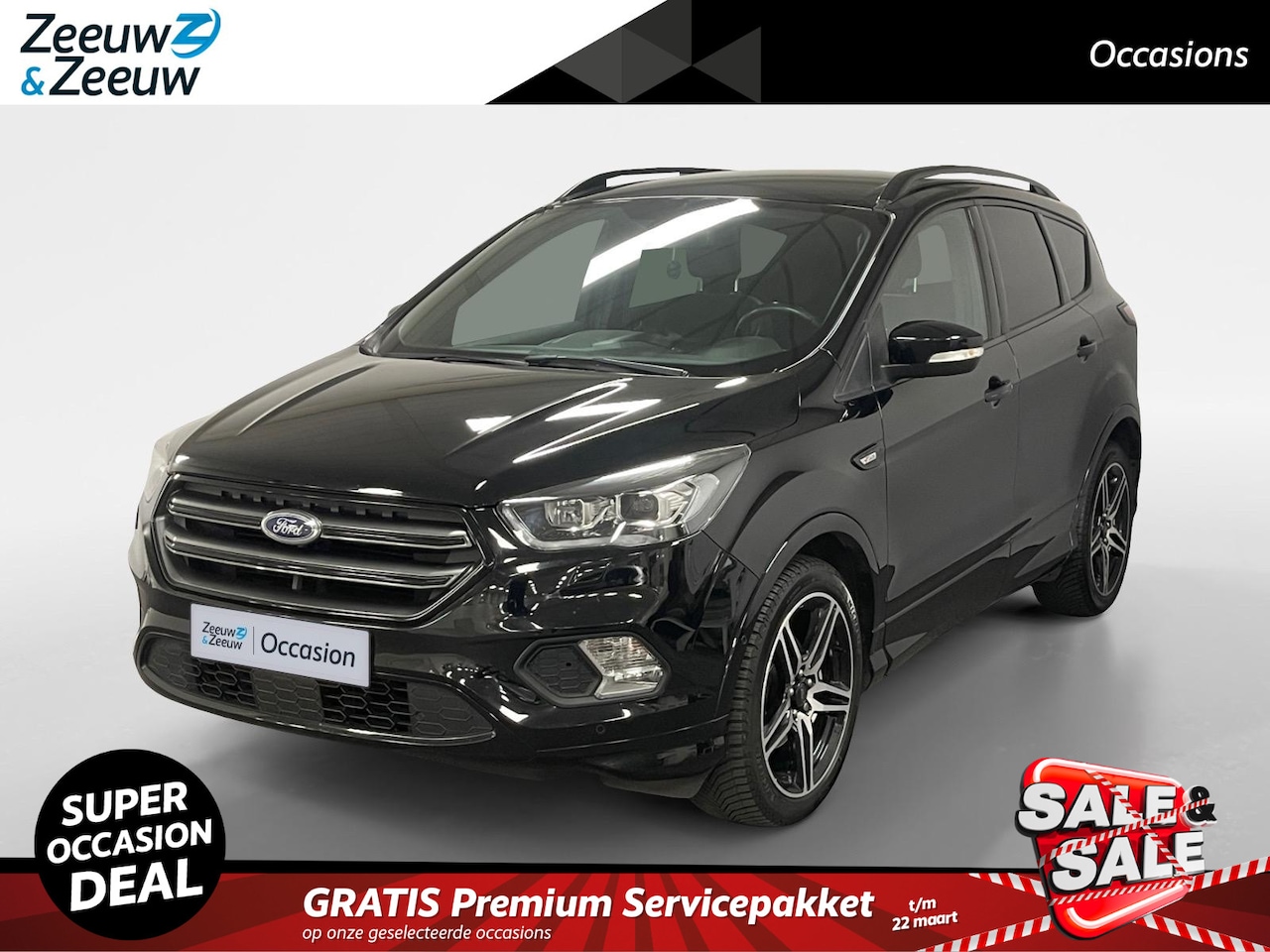 Ford Kuga - 1.5 EcoBoost ST Line Navi airco camera cruise control parkeersensoren trekhaak lmvelgen ze - AutoWereld.nl