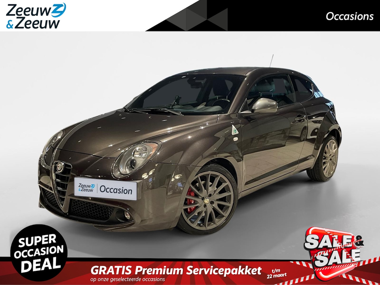 Alfa Romeo MiTo - 1.4 T Quadrifoglio Verde 170PK AUTOMAAT | DDCT AUTOMAAT | Cruise control | Climate control - AutoWereld.nl