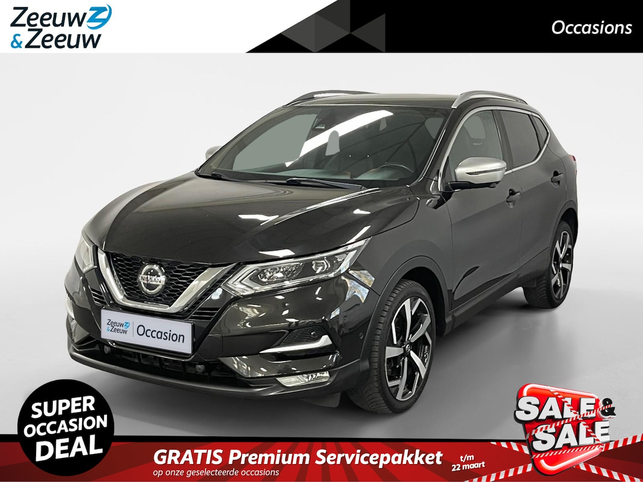 Nissan Qashqai - 1.3 DIG-T Tekna + AUTOMAAT AIRCO NAVI CRUISE CONTROLE LEER BOSE SPEAKERS STOELVERWARMING M - AutoWereld.nl