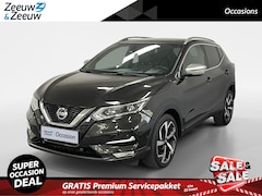 Nissan Qashqai - 1.3 DIG-T Tekna + AUTOMAAT AIRCO NAVI CRUISE CONTROLE LEER BOSE SPEAKERS STOELVERWARMING M