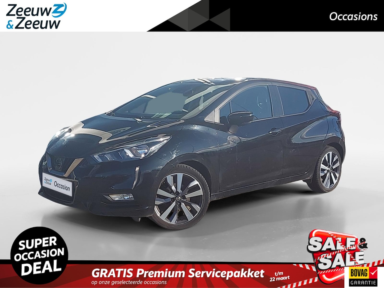 Nissan Micra - 0.9 IG-T Tekna | 360-Camera | Parkeersensoren achter | Dodehoek detectie | Bose-audio | St - AutoWereld.nl