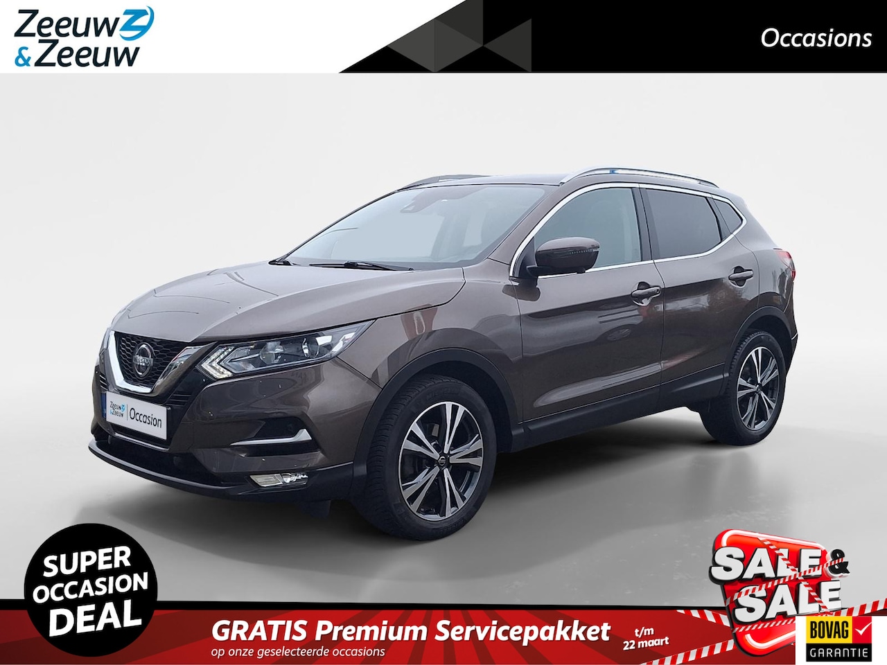 Nissan Qashqai - 1.3 DIG-T N-Connecta automaat | Navigatie | Panoramadak |  12 maanden BOVAG garantie! - AutoWereld.nl