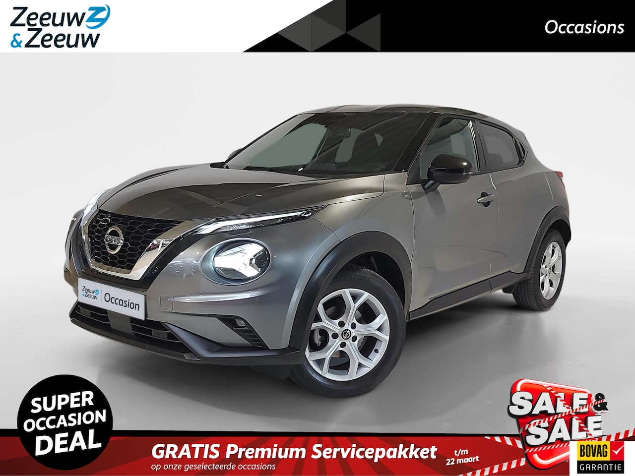 Nissan Juke - 1.0 DIG-T N-Connecta | Achteruitrijcamera | Parkeersensoren | Navigatie | Apple Carplay/An - AutoWereld.nl