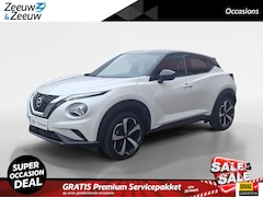 Nissan Juke - 1.0 DIG-T Tekna |Navigatie| Stoelverwarming|360 graden camera|100% Dealer onderhouden | ee