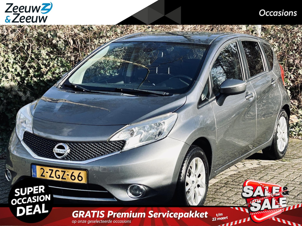 Nissan Note - 1.2 Connect Edition Navi , climate , parkeersensor , tel , cruise , lm velgen  , goed onde - AutoWereld.nl