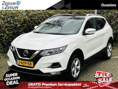 Nissan Qashqai - 1.2 N-Connecta Navi , panoramadak , trekhaak , camera , cruise . lm velgen , tel , stoelve