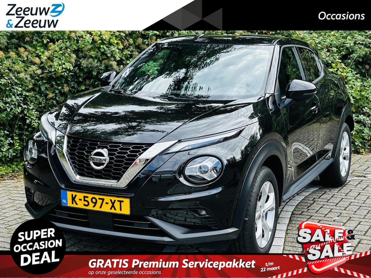 Nissan Juke - 1.0 DIG-T N-Connecta Apple Carplay/Android Auto , climate , cruise , lm velgen , tel , usb - AutoWereld.nl