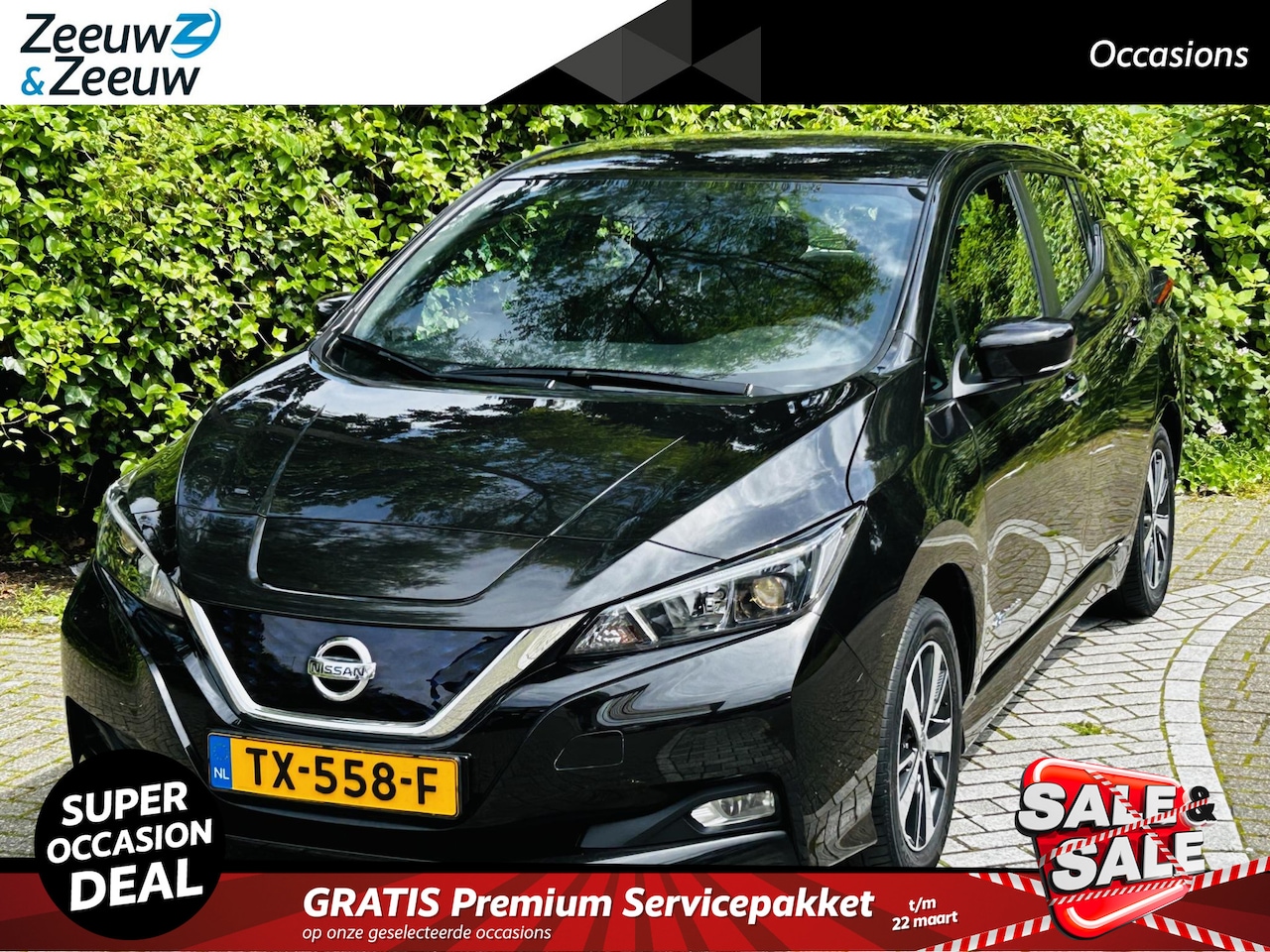 Nissan LEAF - Nissan 40kwh ACENTA 40 KWH | € 2000,- EURO SUBSIDIE MOGELIJK | AUTOMAAT | CRUISE | NAVI | - AutoWereld.nl