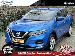 Nissan Qashqai - 1.3 DIG-T Acenta Zeer lage kilometerstand , Apple Carplay/Android Auto , climate , trekhaa