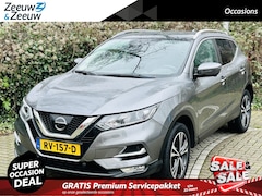 Nissan Qashqai - 1.2 N-Connecta panoramadak , navigatie , cruise , lm velgen , climate , camera