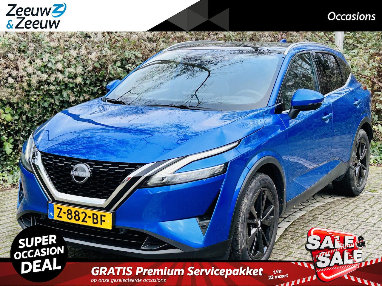 Nissan Qashqai - 1.3 MHEV Xtronic Tekna Apple Carplay/Android Auto , Design Pack , lichtmetalen velgen 19" - AutoWereld.nl