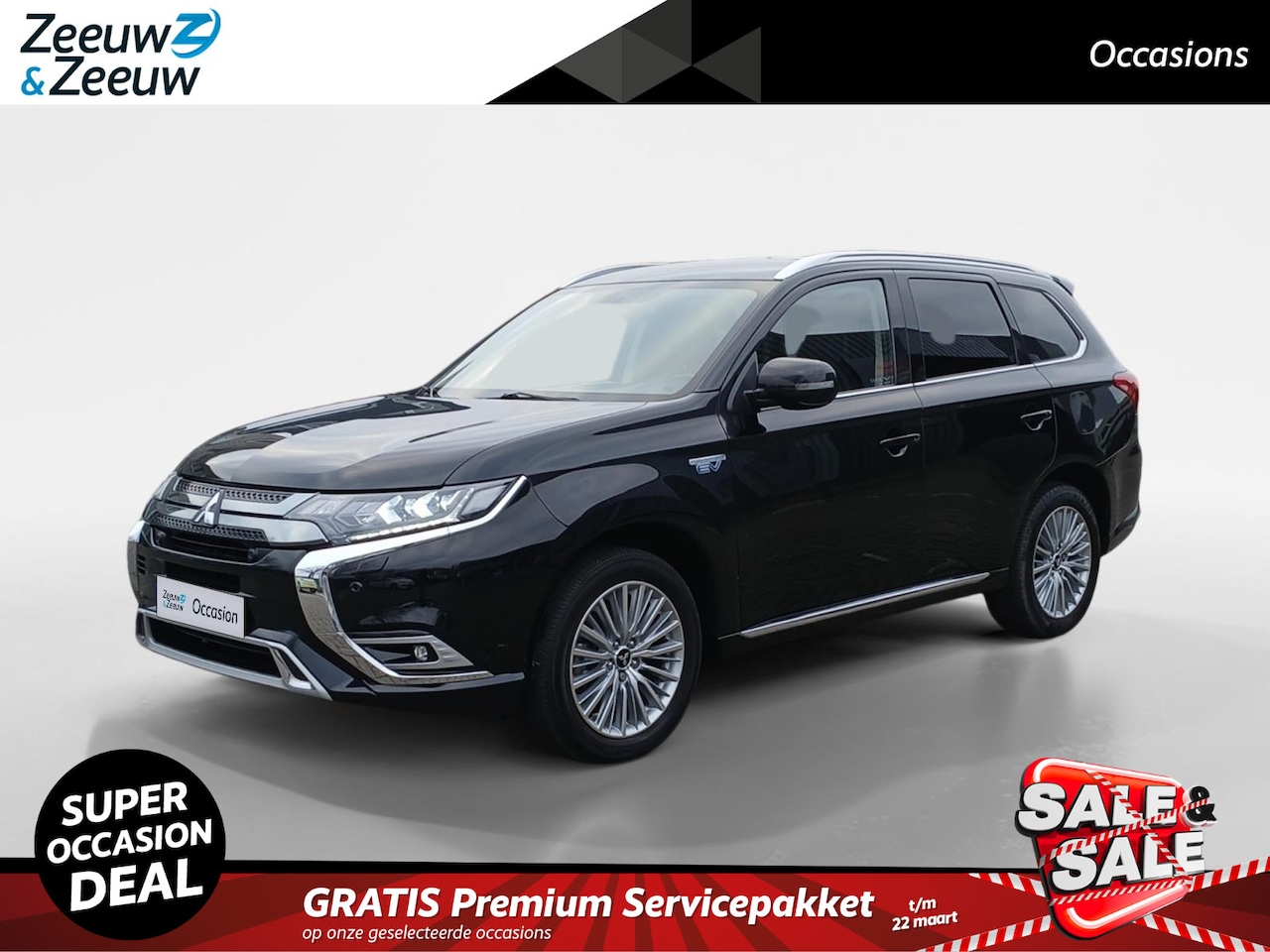 Mitsubishi Outlander - 2.4 PHEV Intense Climate Cruise Camera Trekhaak PDC voor en achter LM Velgen - AutoWereld.nl