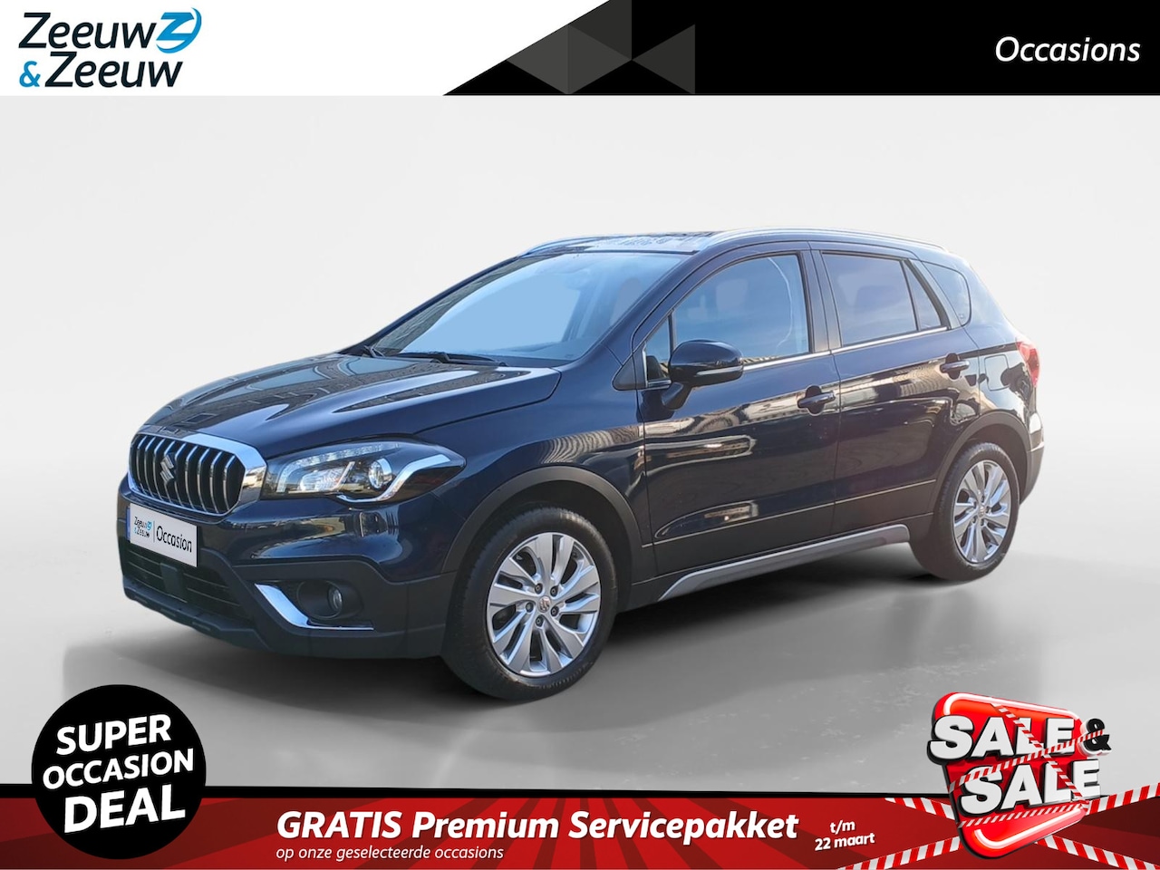 Suzuki S-Cross - 1.0 Boosterjet Select Clima Adap Cruise Camera DAB Apple CP Android Auto Keyless LM Velgen - AutoWereld.nl