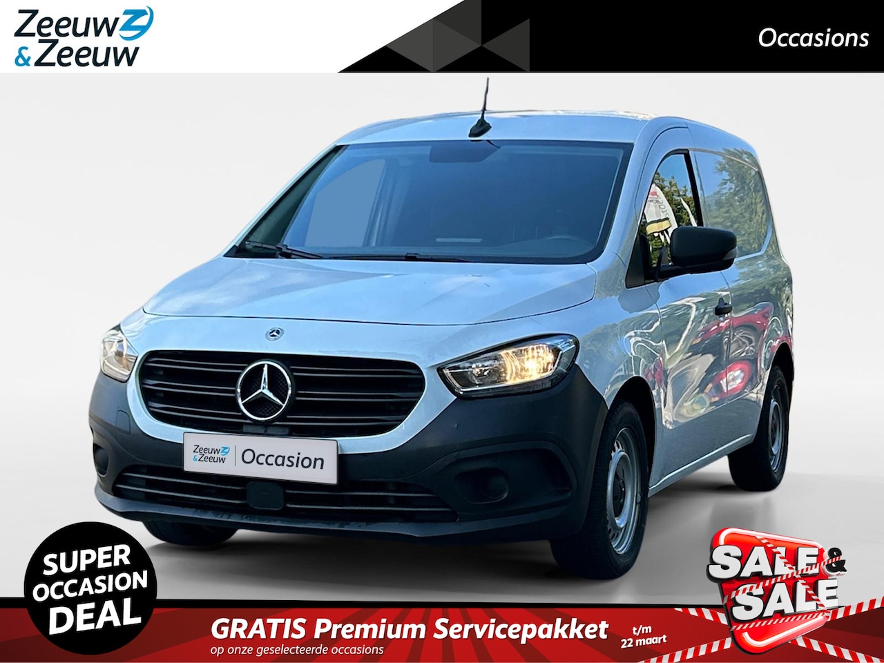 Mercedes-Benz Citan - 112 CDI L1 Pro AUTOMAAT 3-Zits Cruise Airco Camera Trekhaak - AutoWereld.nl