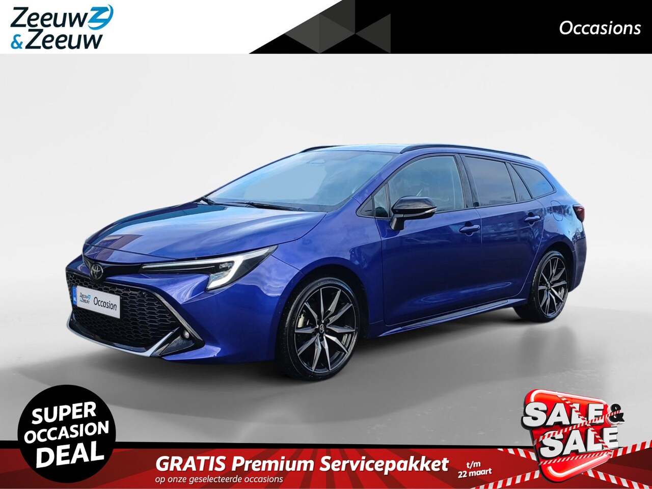 Toyota Corolla Touring Sports - Hybrid 140 GR Sport Climate Adap cruise Camera DAB LED Sportstoelen Privacy glass - AutoWereld.nl