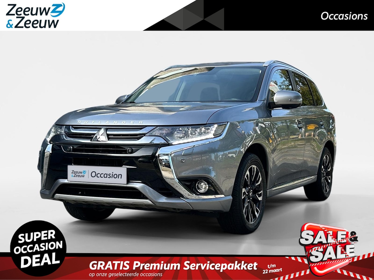 Mitsubishi Outlander - 2.0 PHEV Instyle+ | SCHUIFDAK | TREKHAAK | LEDER | CAMERA | - AutoWereld.nl