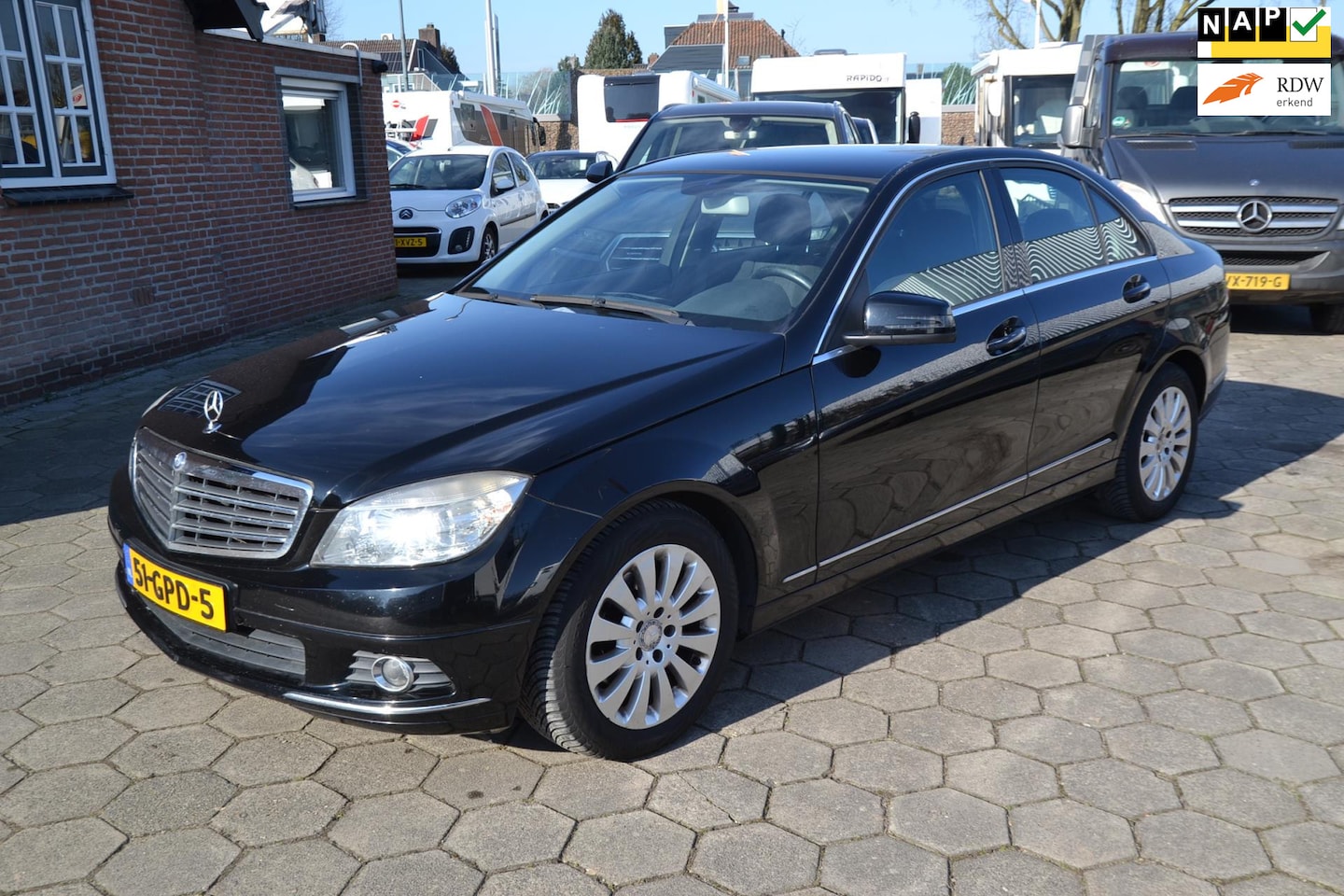 Mercedes-Benz C-klasse - 180 K BlueEFFICIENCY Elegance - Airco - El.Ramen - Lm.Velgen - Radio/cd+Stuurbed. - Mistla - AutoWereld.nl