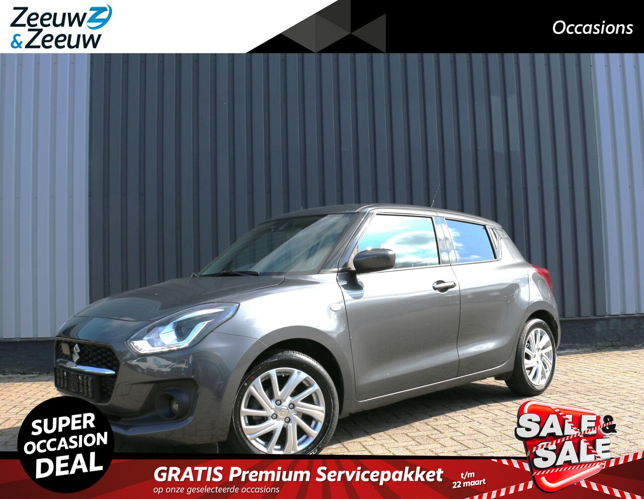 Suzuki Swift - 1.2 Select Smart Hybrid Airco Camera DAB Adap. Cruise Donker glas LM Velgen - AutoWereld.nl