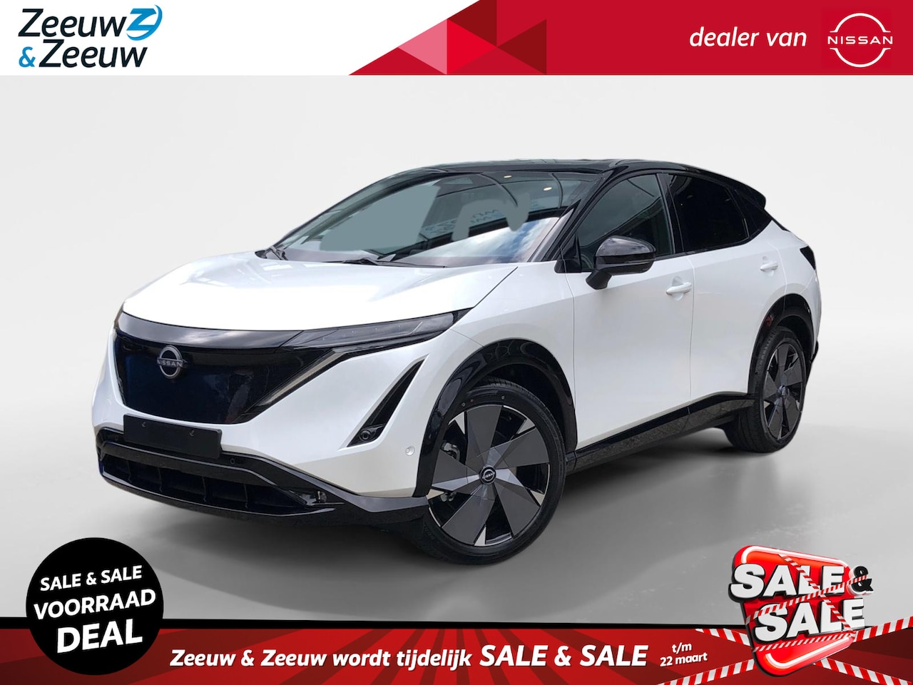 Nissan Ariya - e-4ORCE Advantage Edition Plus 91 kWh 306PK AUTOMAAT | €2950,- Z&Z subsidie! | Navigatie, - AutoWereld.nl