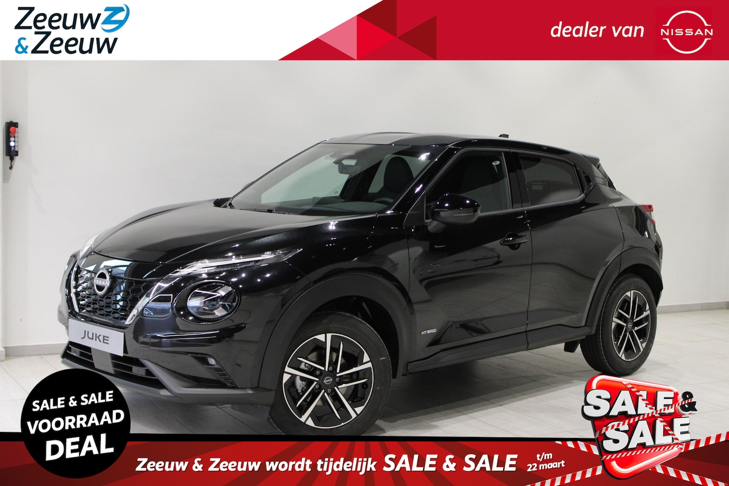 Nissan Juke - 1.6 Hybrid N-Connecta | € 7.000,= VOORRAAD KORTING |NAVIGATIE | - AutoWereld.nl