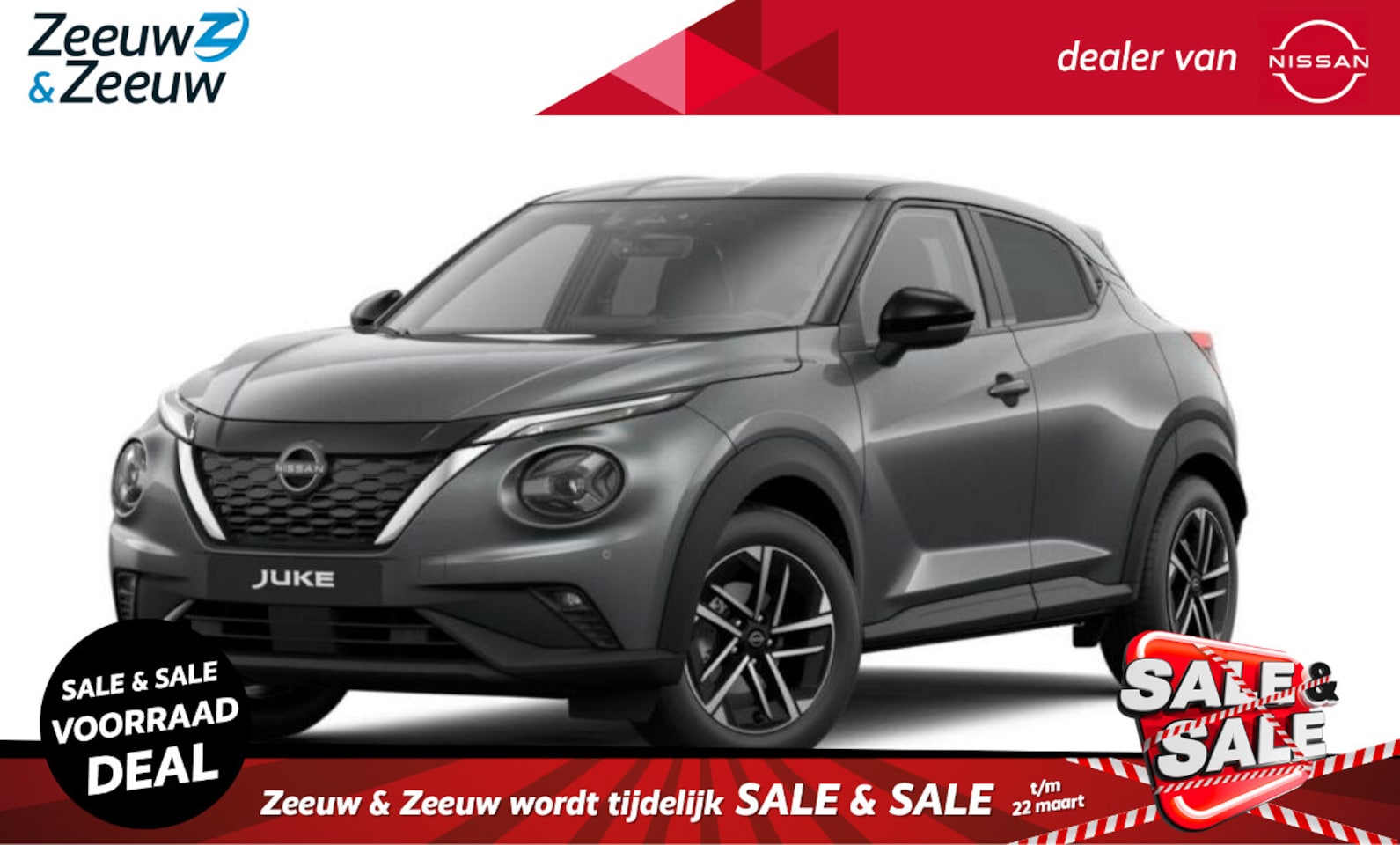 Nissan Juke - 1.6 Hybrid N-Connecta | € 7.000,= VOORRAAD KORTING| COLD PACK | NAVIGATIE | - AutoWereld.nl