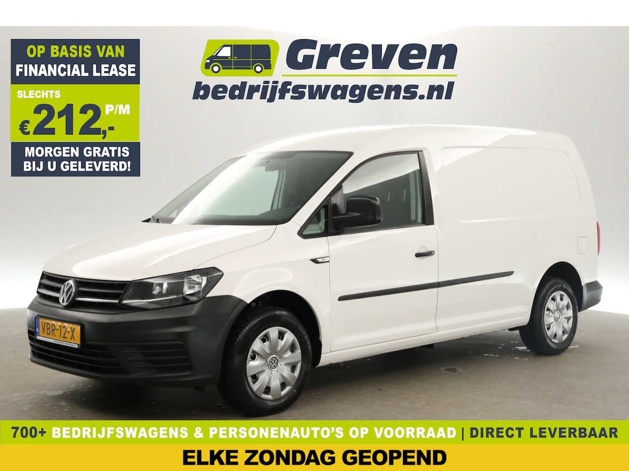 Volkswagen Caddy Maxi - 2.0 TDI L2H1 Airco Cruise Parkeersensoren Bluetooth Schuifdeur - AutoWereld.nl