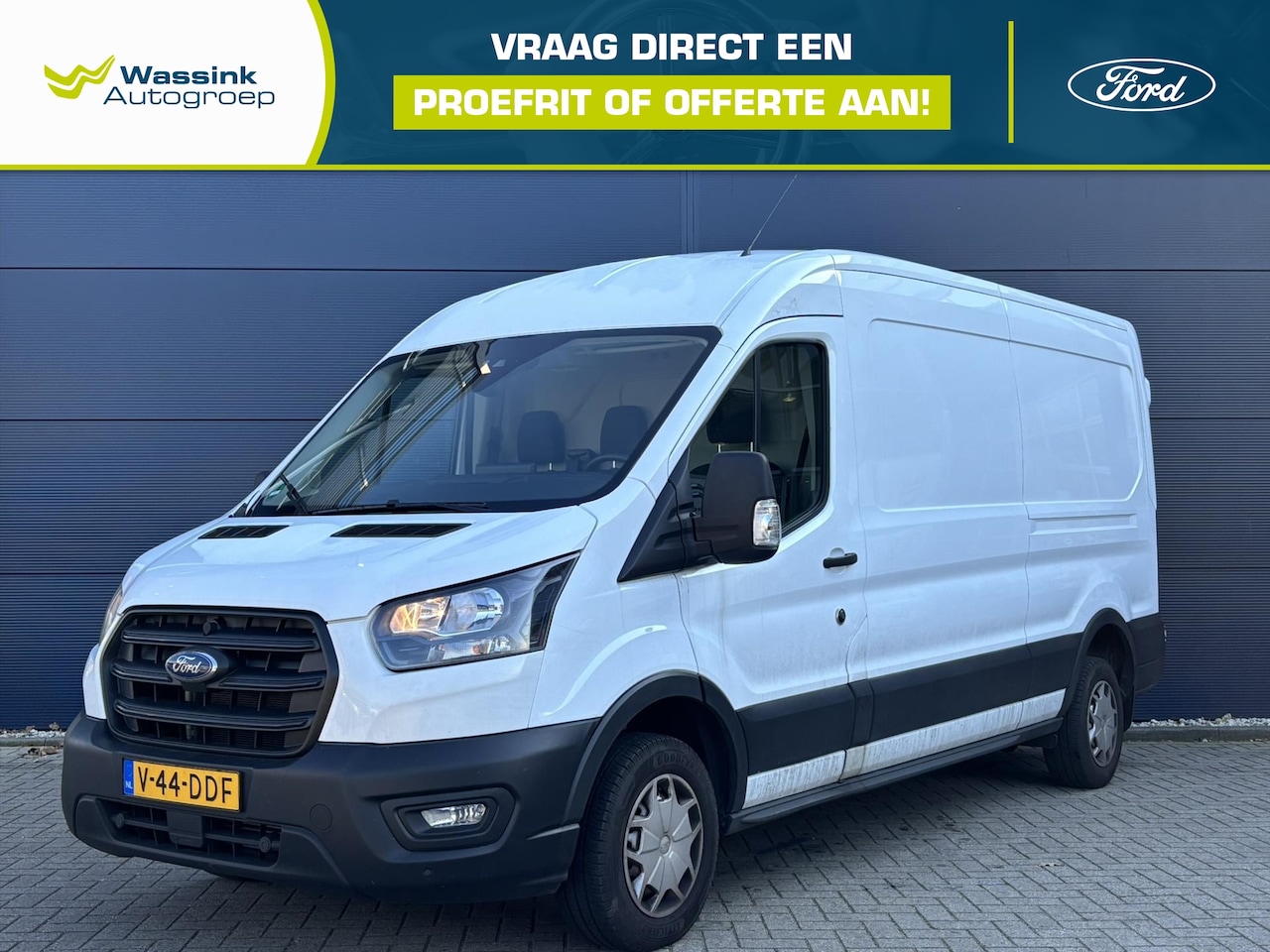 Ford Transit - GB 350 L3H2 TDCi 130pk FWD Trend | Parkeersensoren | Bluetooth - AutoWereld.nl