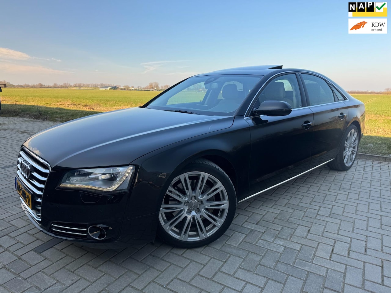 Audi A8 - 3.0 TDI quattro Pro Line+ V6 2012 Stoelmassage Airco Clima Panorama dak Stoelverwarming + - AutoWereld.nl