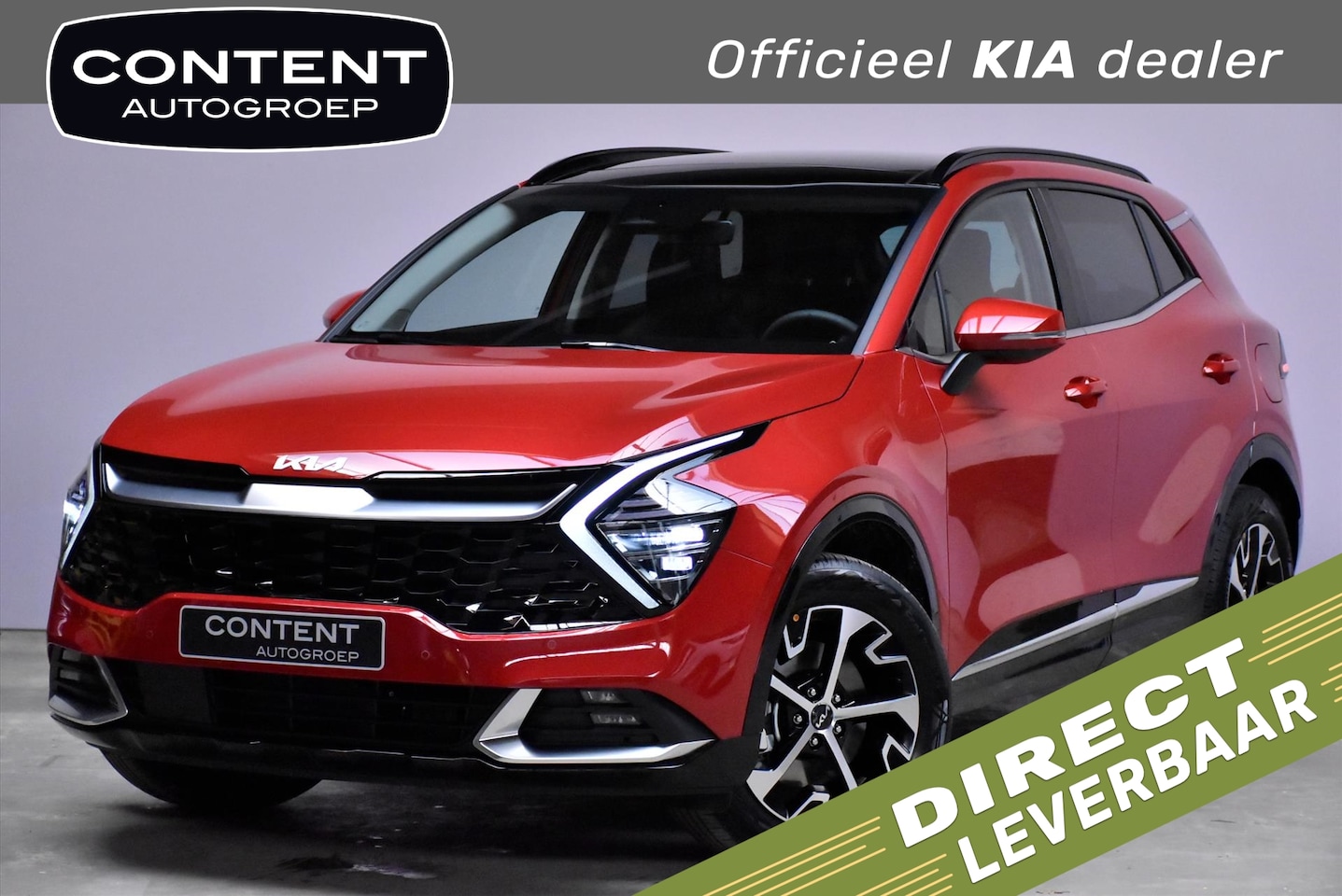 Kia Sportage - 1.6 T-GDi 160pk Mild Hybrid DCT7 DynamicPlusLine DIRECT LEVERBAAR - AutoWereld.nl