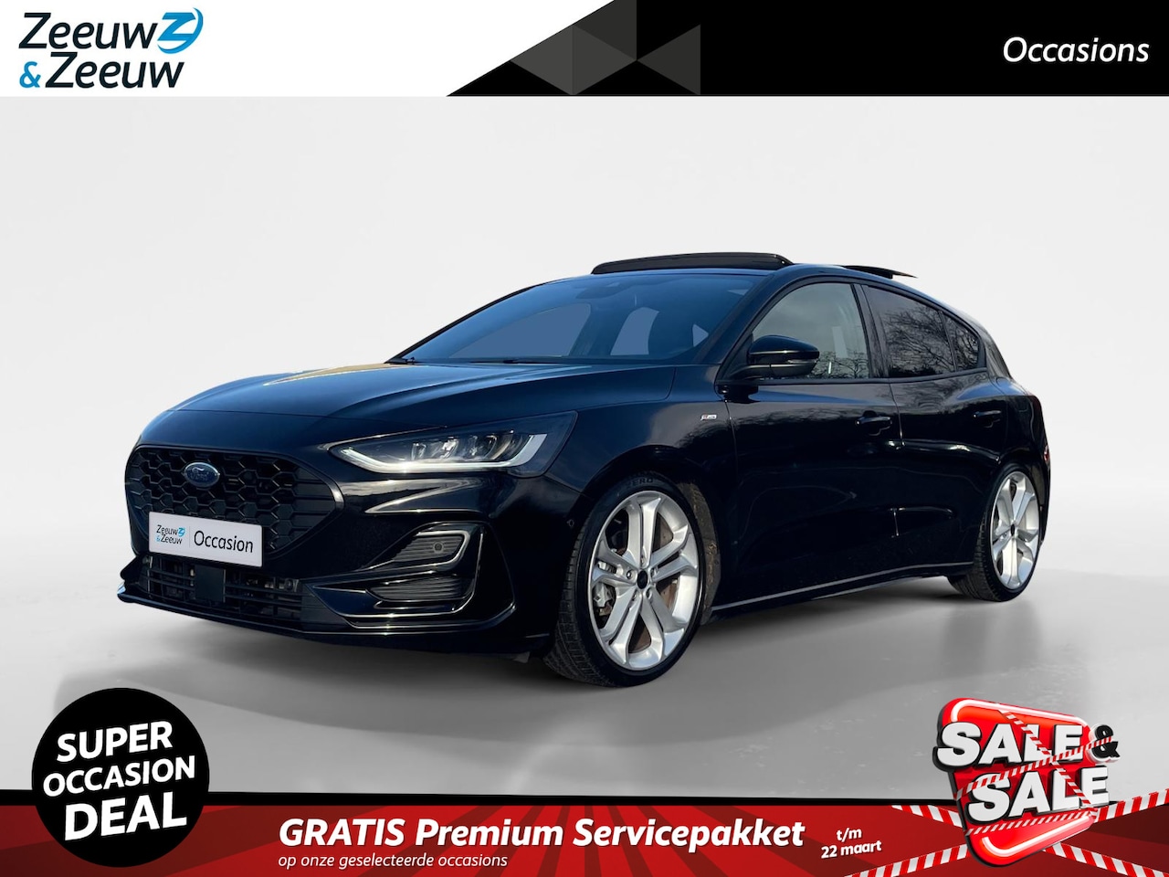 Ford Focus - 1.0 EcoBoost Hybrid ST Line X | Zeer nette auto | Automaat | Panorama dak | Navigatie | Ap - AutoWereld.nl