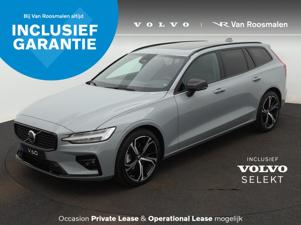 Volvo V60 - 2.0 B3 Ultimate Dark | 360 camera | Trekhaak | Getint glas - AutoWereld.nl