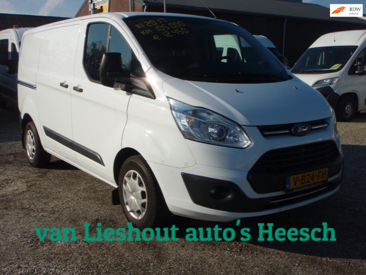 Ford Transit Custom - 2 x schuifdeur luxe kasten trend 105193 km bj 17 - AutoWereld.nl