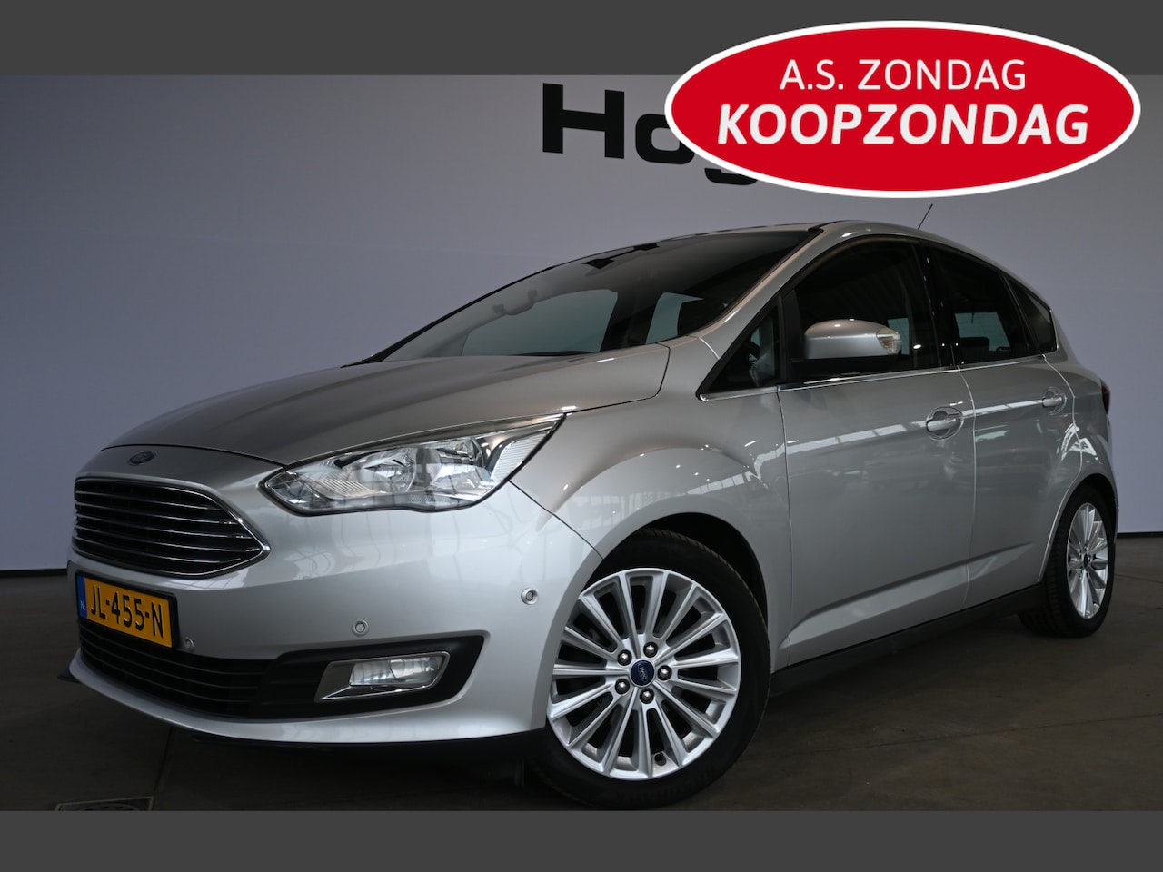 Ford C-Max - 1.0 Titanium Clima Cruise control Navigatie Rijklaarprijs Inruil Mogelijk! - AutoWereld.nl