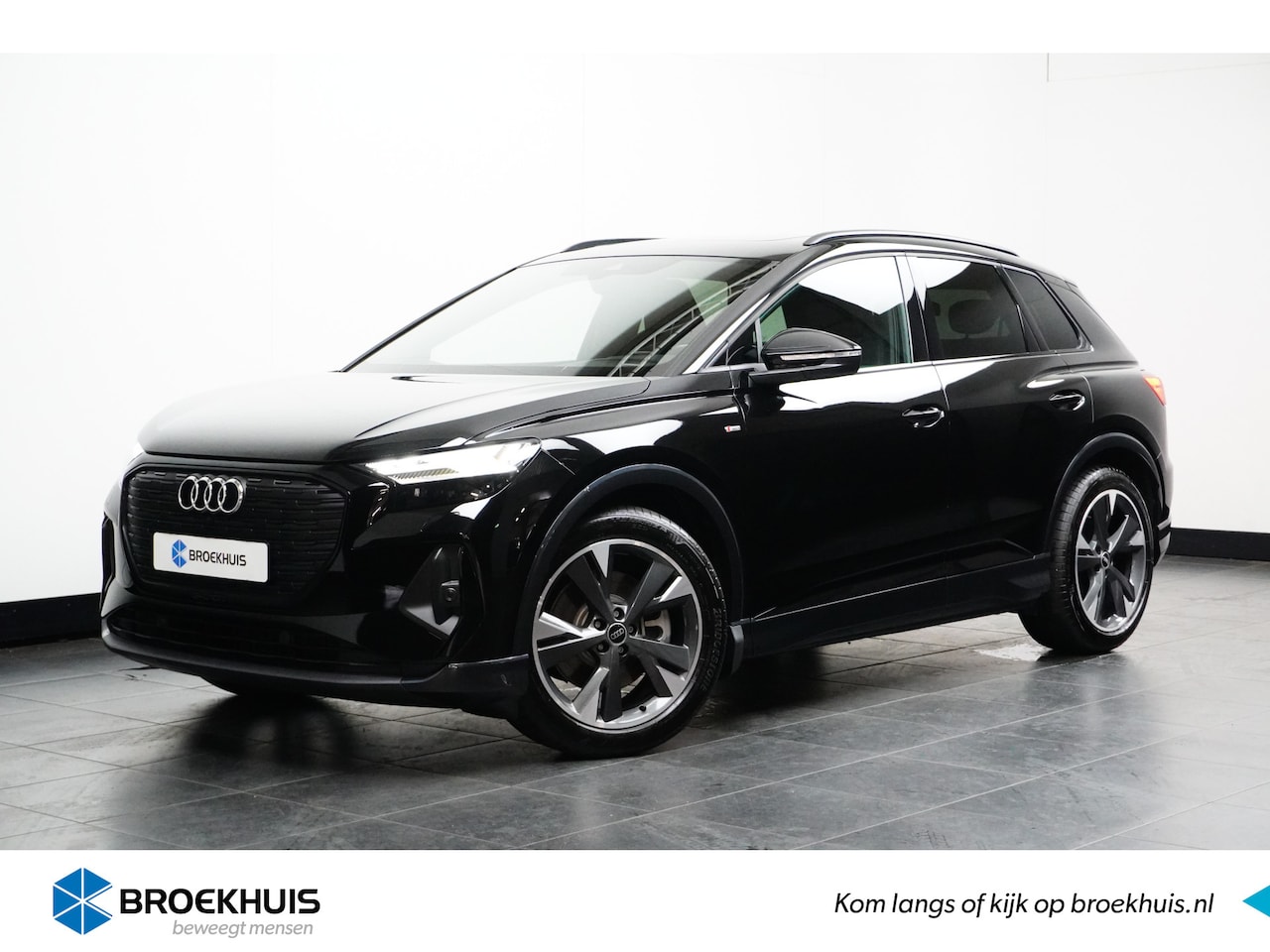 Audi Q4 e-tron - 40 S Edition 77 kWh 204PK | LEDER | PANORAMADAK | CAMERA | AUTO A. KLEP - AutoWereld.nl