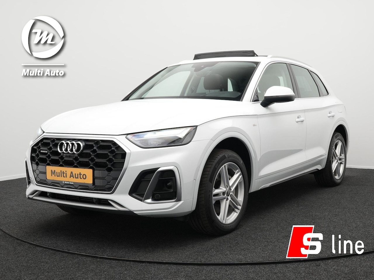 Audi Q5 - 55 TFSI e Quattro S-Line Plug in Hybrid PHEV | Panodak | Sportstoelen Memory | Adaptive Cr - AutoWereld.nl