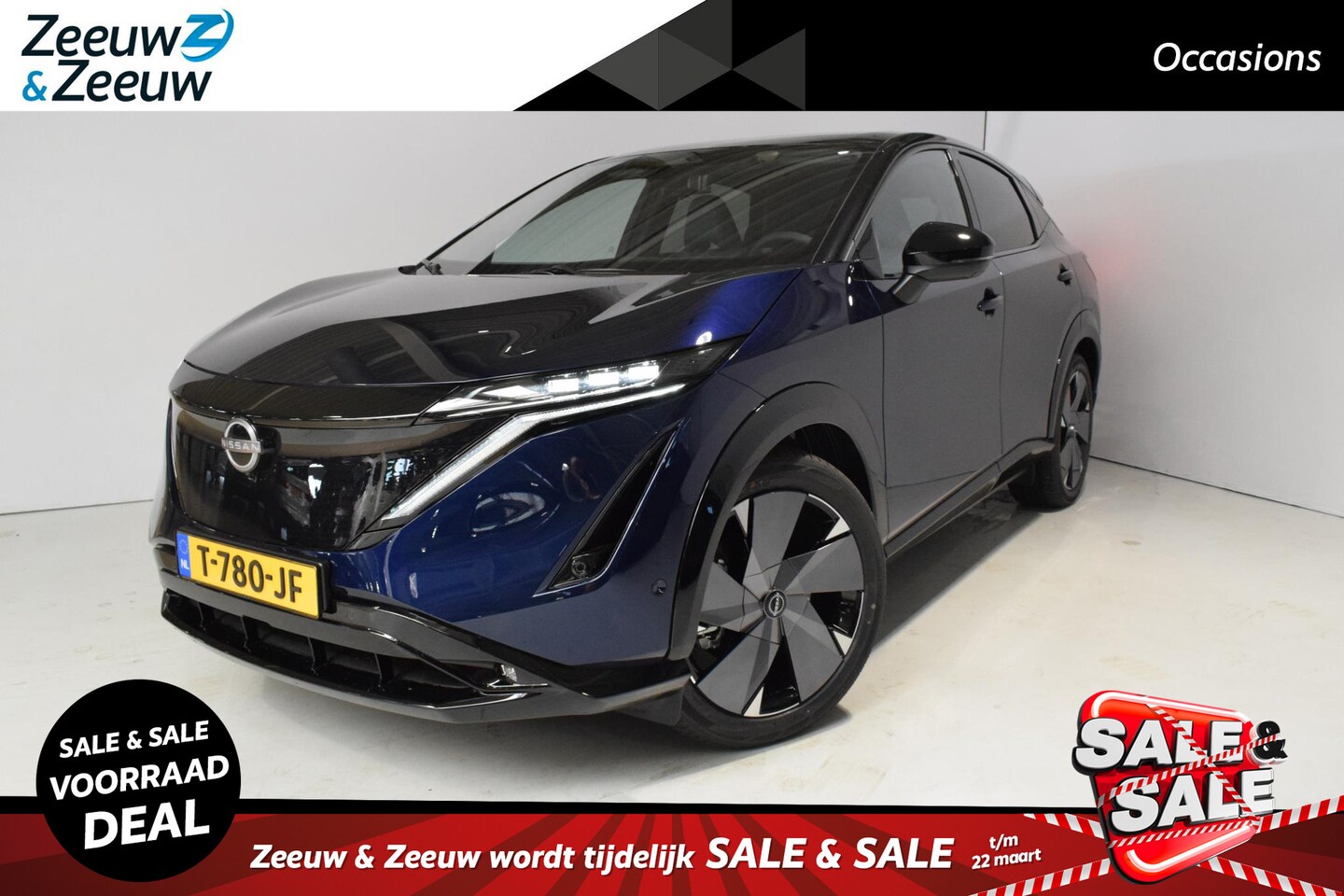 Nissan Ariya - e-4ORCE Evolve 91 kWh DEMO | Pro-Pilot| Stoelkoeling en verwarming |20 inch LM Velgen| Sch - AutoWereld.nl