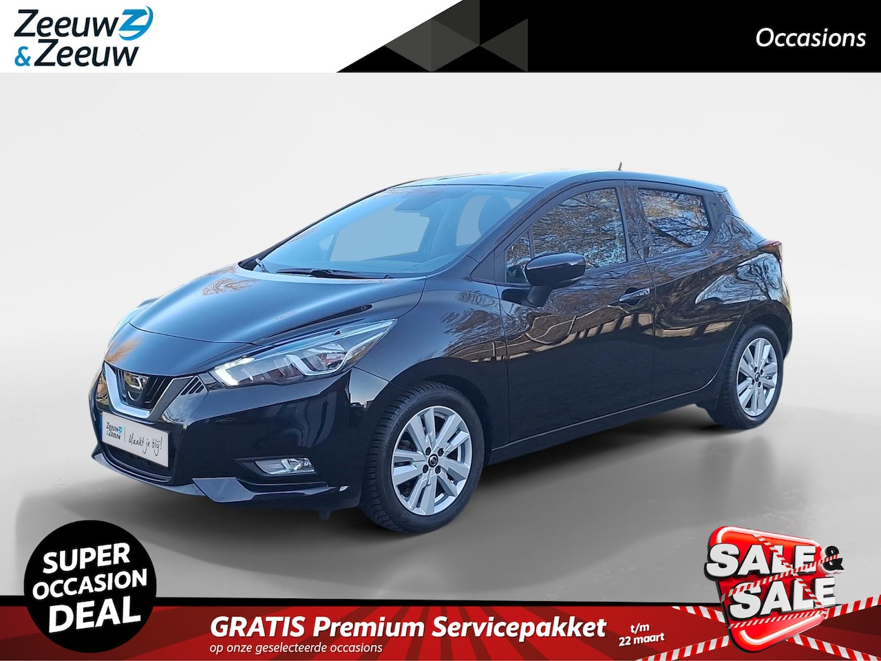 Nissan Micra - 1.0 IG-T N-Connecta |Apple carplay/Android Auto |Airco | Cruise Control| Parkeersensoren a - AutoWereld.nl