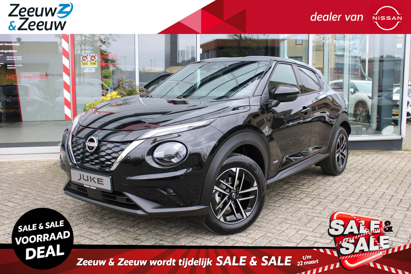 Nissan Juke - 1.6 Hybrid N-Connecta 143PK AUTOMAAT | €7.000, - KORTING! | Navigatie, Apple Carplay en An - AutoWereld.nl