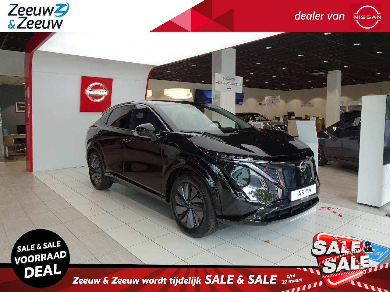 Nissan Ariya - Advantage Edition Plus 91 kWh | Leder/alcantara bekleding | Pro-Pilot | € 2.950,= VOORRAAD - AutoWereld.nl