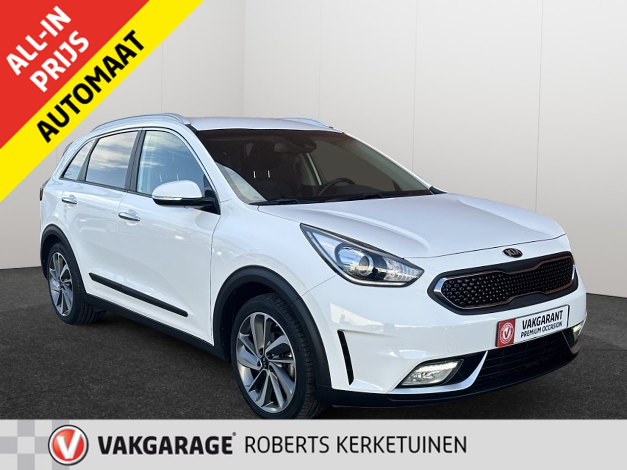 Kia Niro - 1.6 GDi Hybride DynamicLine 1e eigenaar Half Leder Carplay Navig - AutoWereld.nl