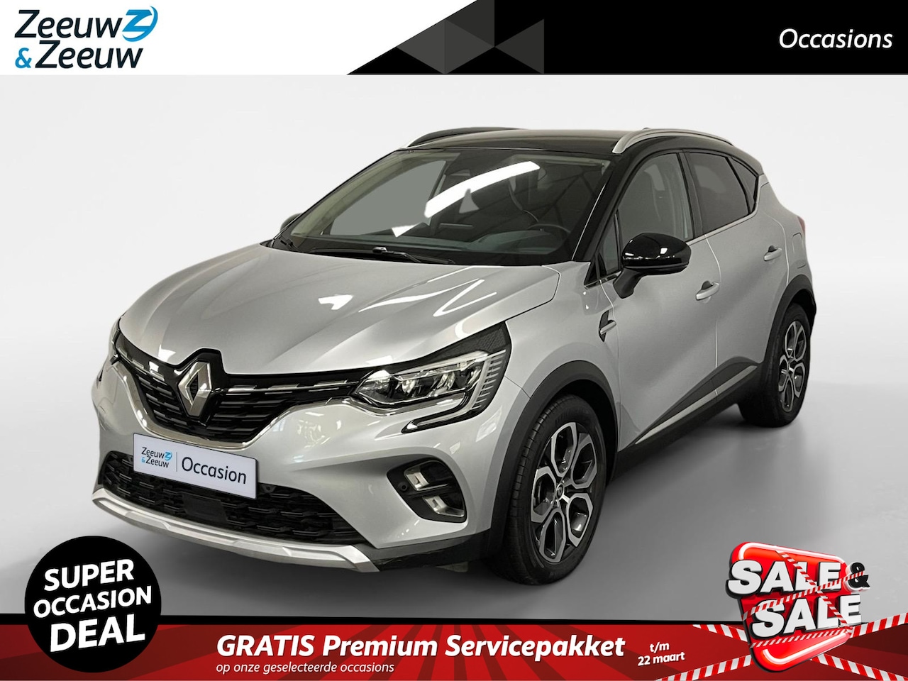 Renault Captur - 1.6 E-Tech Plug-in Hybrid 160 Intens AUTOMAAT Navi airco camera apple carplay android auto - AutoWereld.nl