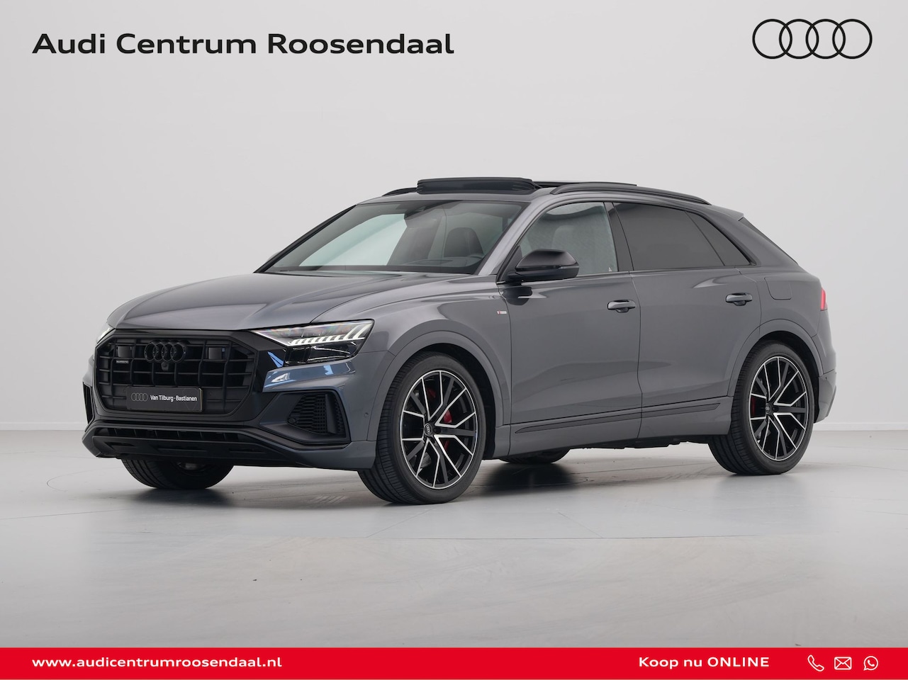 Audi Q8 - 60 TFSI e 460pk quattro Pro Line S-Line Competition Panorama Navigatie Acc Stoelverwarming - AutoWereld.nl