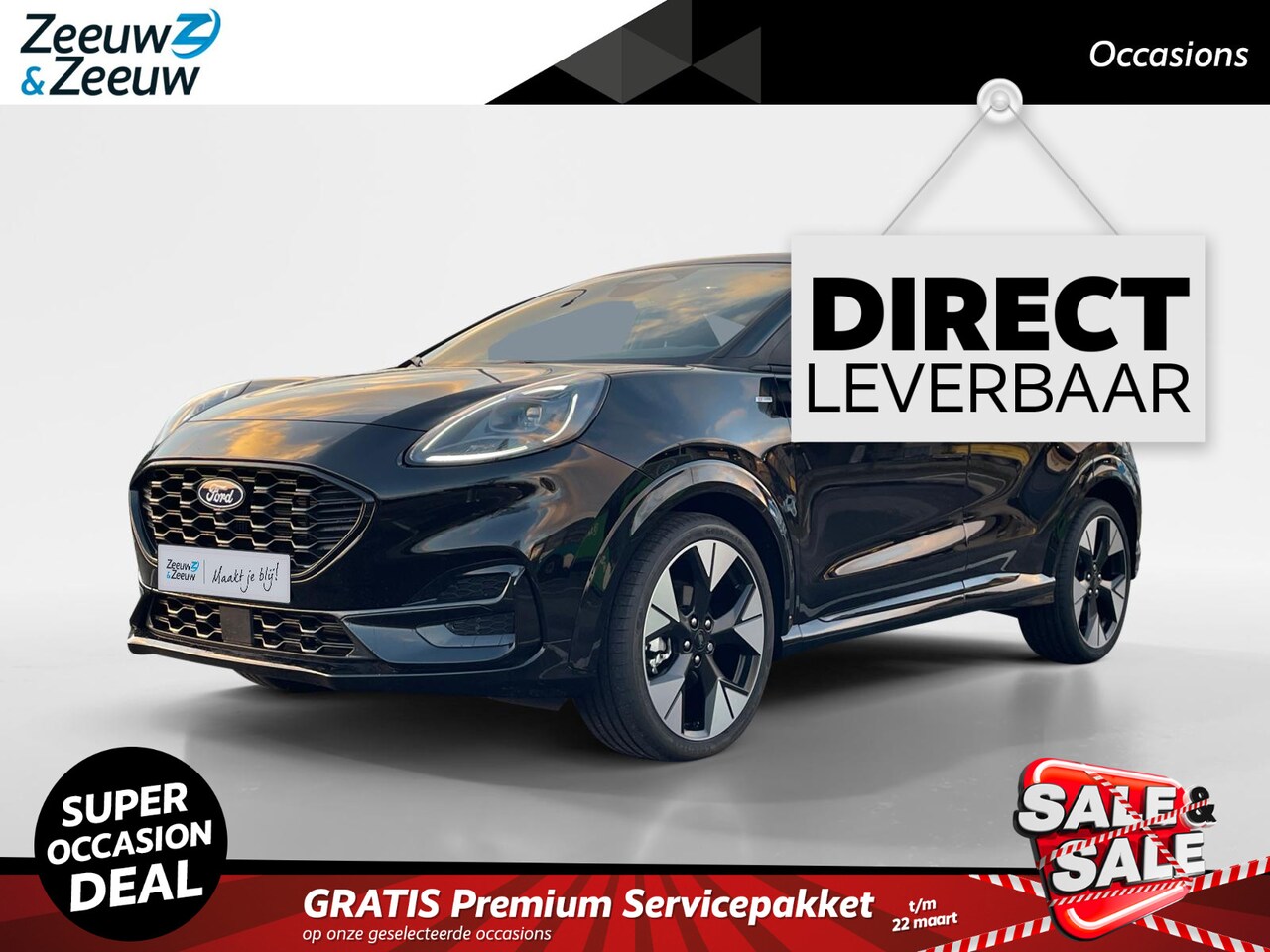 Ford Puma - 1.0 EcoBoost Hybrid ST-Line | Garantie 07/2029 | Zeer nette auto | Navigatie | Winter pack - AutoWereld.nl