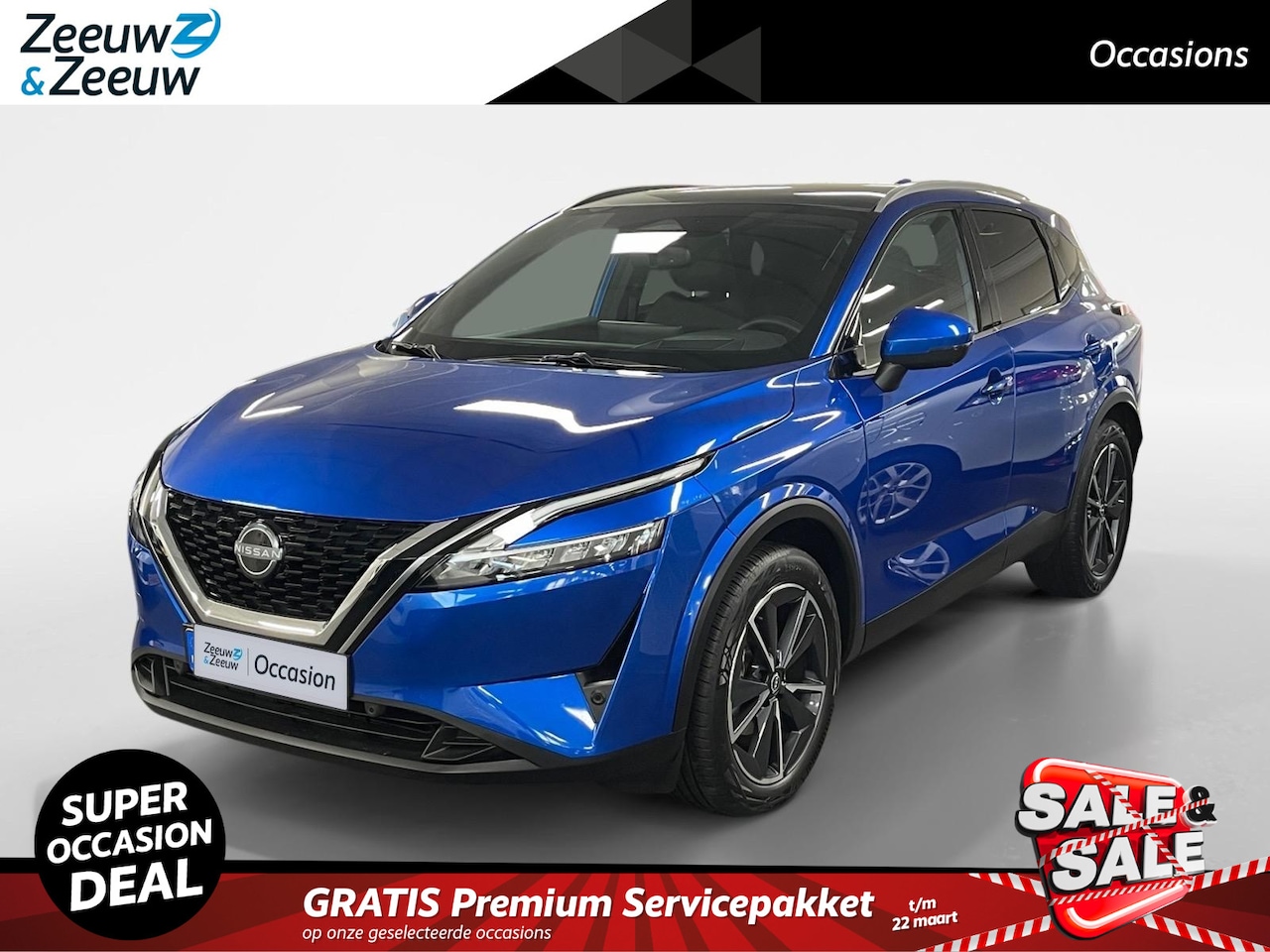 Nissan Qashqai - 1.3 MHEV Xtronic Tekna AUTOMAAT Airco 360camera adaptieve cruise controle electrische stoe - AutoWereld.nl