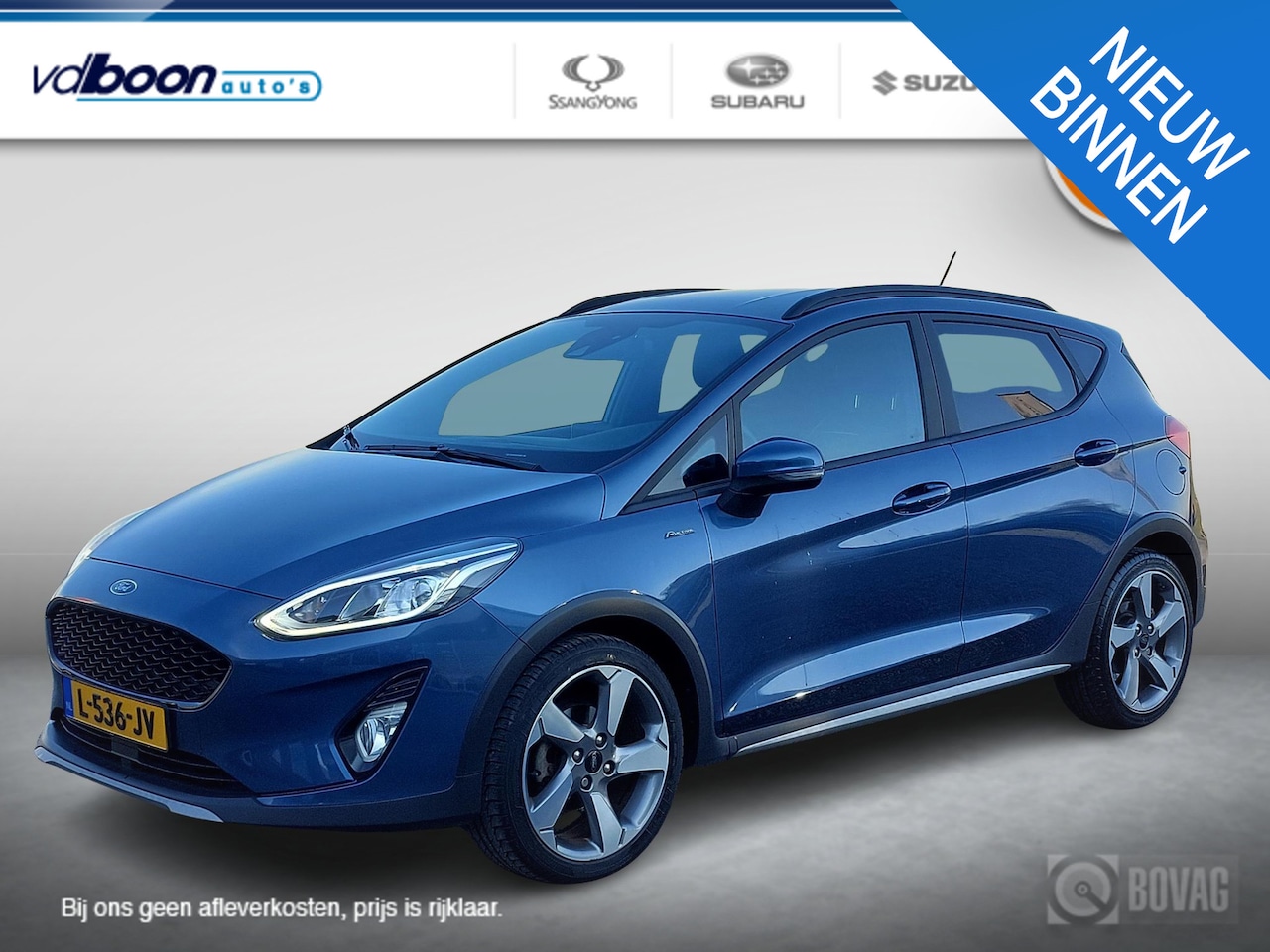 Ford Fiesta - 1.0 EcoBoost Vignale active | NAVI | TREKHAAK | 125 PK | rijklaarprijs!! - AutoWereld.nl